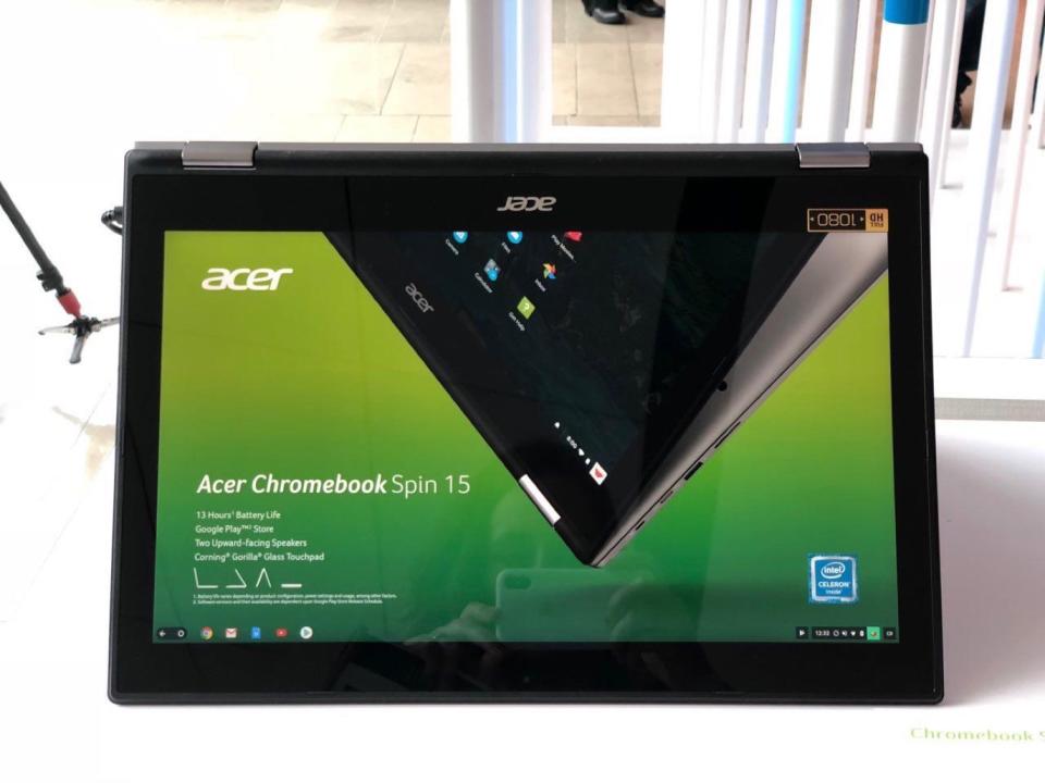 <p>Los nuevos Chromebook de 13″ y 15″ de Acer presentados en su conferencia anual de 2018 </p>