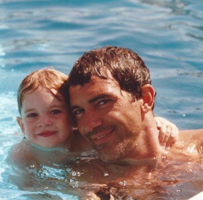 Antonio Banderas junto a su hija Stella del Carmen