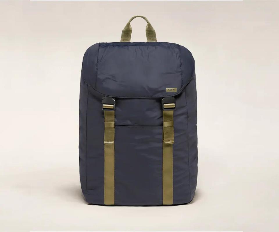 <p><a href="https://go.redirectingat.com?id=74968X1596630&url=https%3A%2F%2Fwww.awaytravel.com%2Ftravel-bags%2Fpackable-backpack%3Fcolor%3Dnavy_blue&sref=https%3A%2F%2Fwww.esquire.com%2Fstyle%2Fmens-accessories%2Fg40164672%2Ftravel-backpack-for-men%2F" rel="nofollow noopener" target="_blank" data-ylk="slk:Shop Now;elm:context_link;itc:0;sec:content-canvas" class="link ">Shop Now</a></p><p>The Packable Backpack</p><p>awaytravel.com</p><p>$75.00</p>