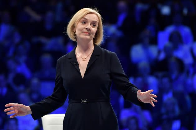 Liz Truss caused a stir with her response about using the UK's nuclear weapons (Photo: Anthony Devlin via Getty Images)