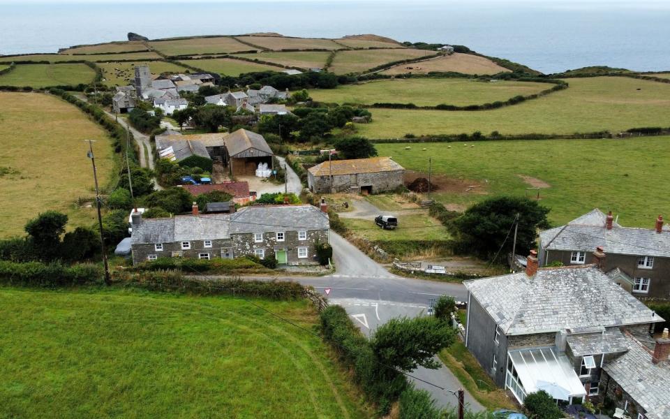 La paroisse côtière de Trevalga est nichée entre Boscastle et Tintagel à Cornwall - Dale Cherry