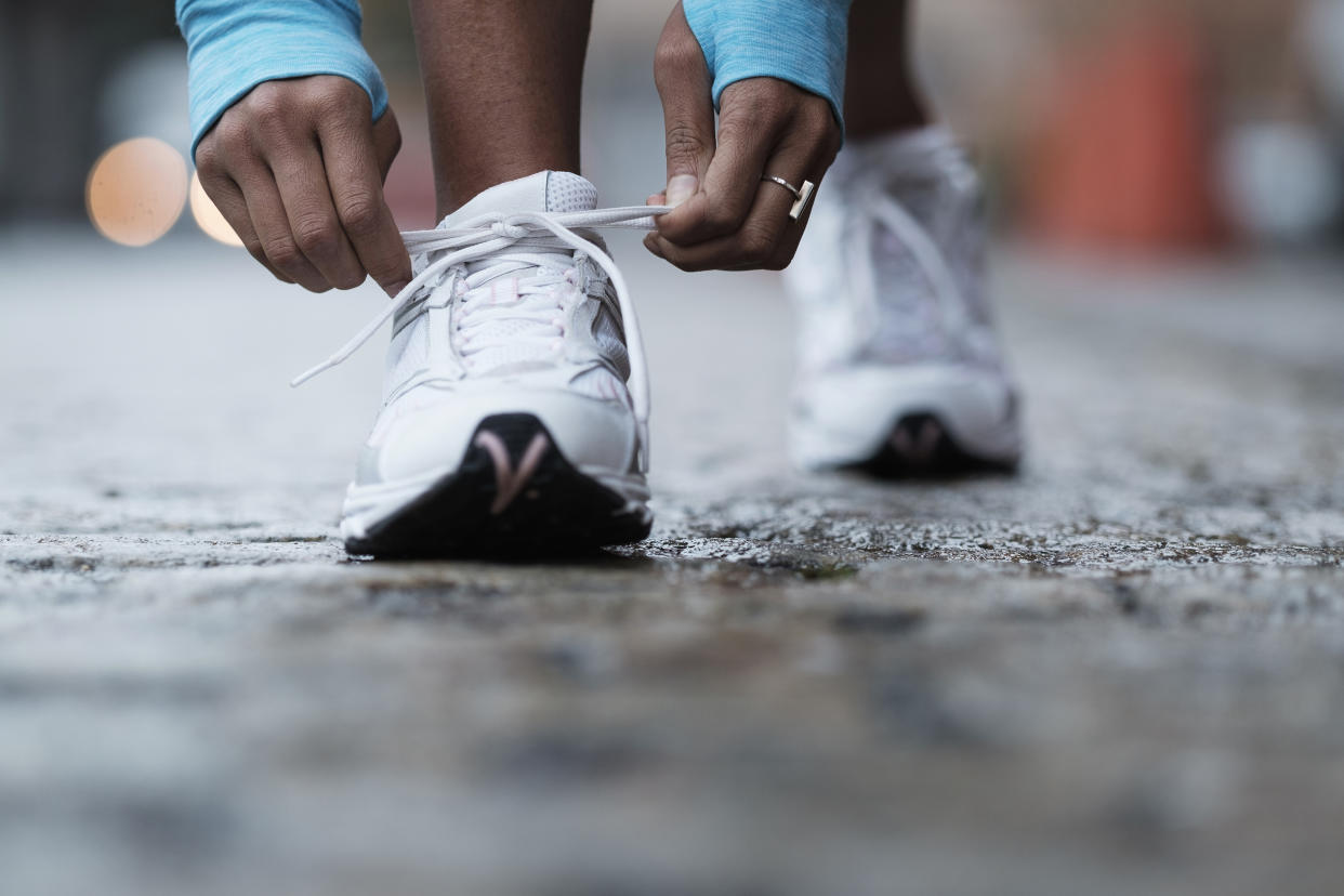 A good walking shoe should provide support and comfort for feet. (Getty Images)