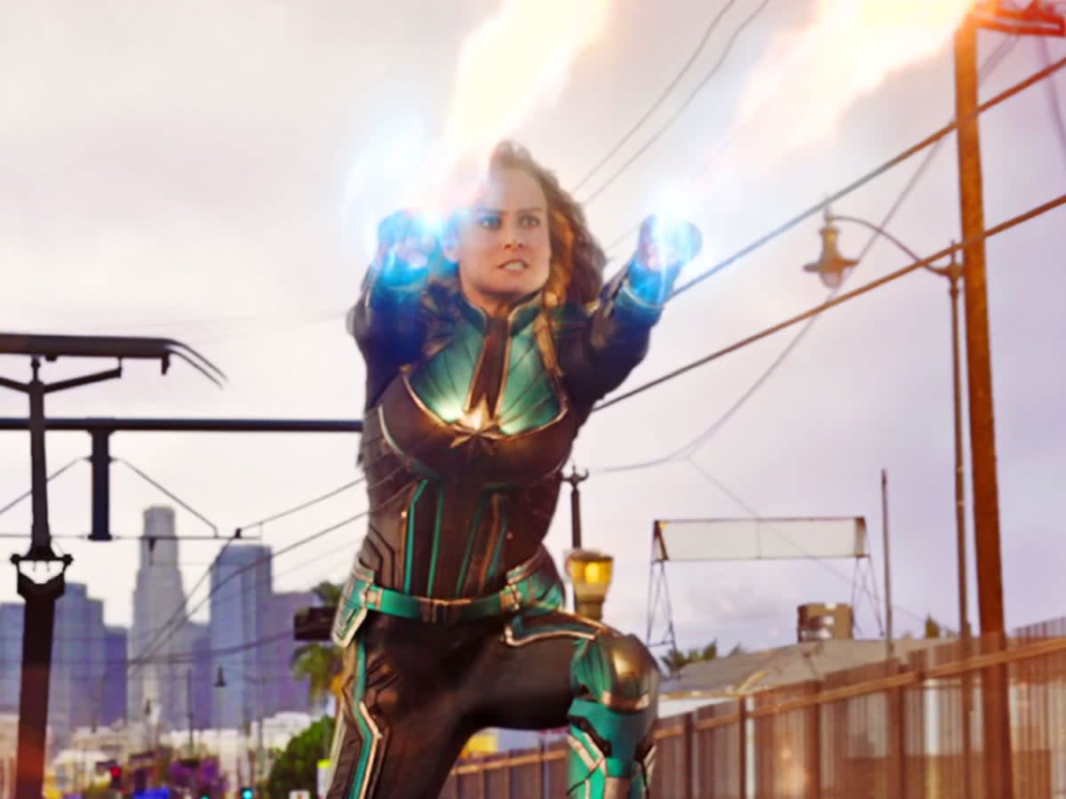 Brie Larson in ‘Captain Marvel' (Marvel Studios)