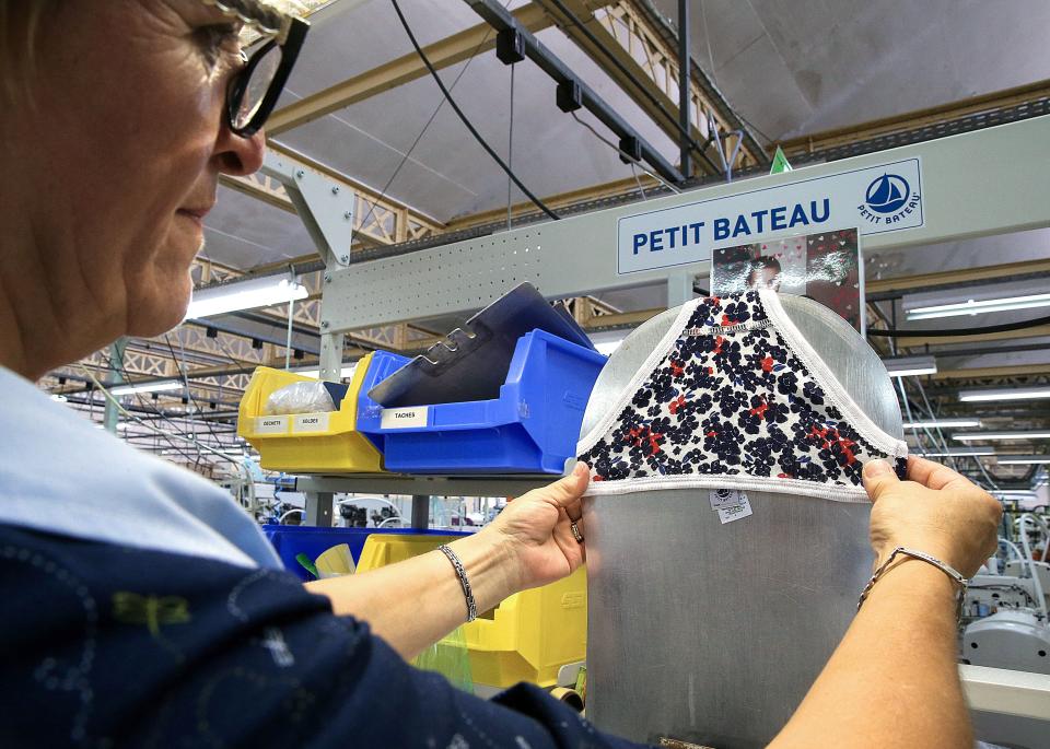 Petit Bateau, l'inventeur de la culotte moderne (Crédit : FRANCOIS NASCIMBENI / AFP)