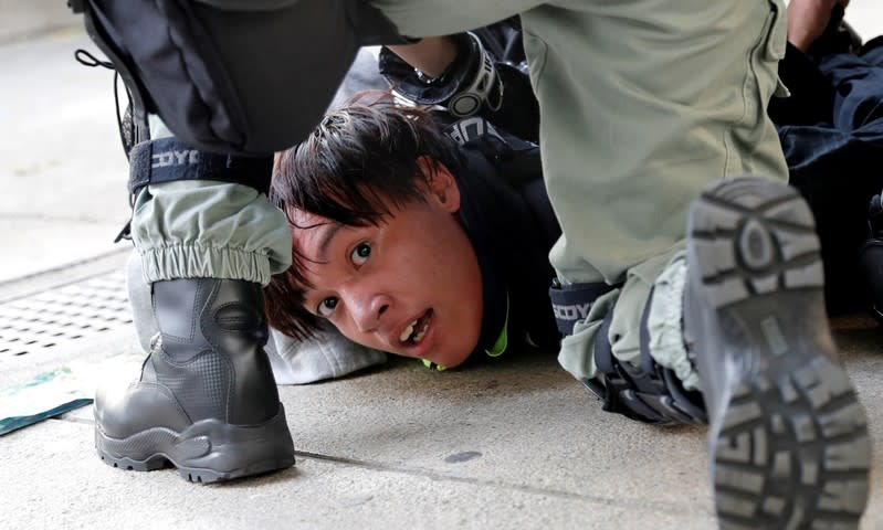 Anti-government demonstration in Hong Kong