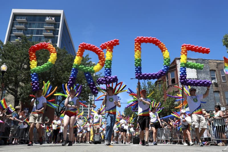 2022年6月26日，美國芝加哥舉行LGBT驕傲遊行（AP）