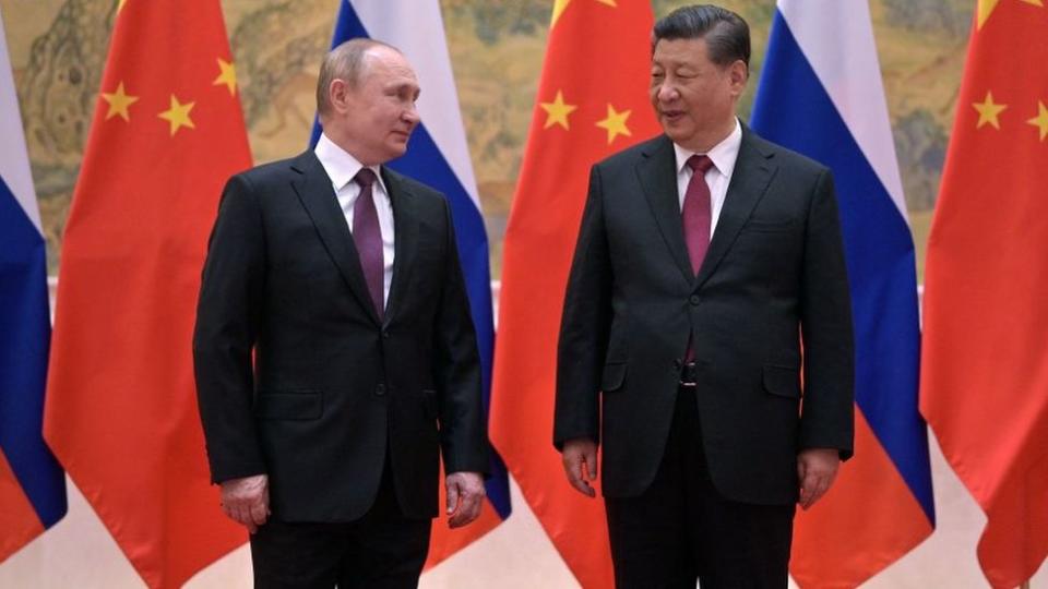 Vladimir Putin y Xi Jinping.