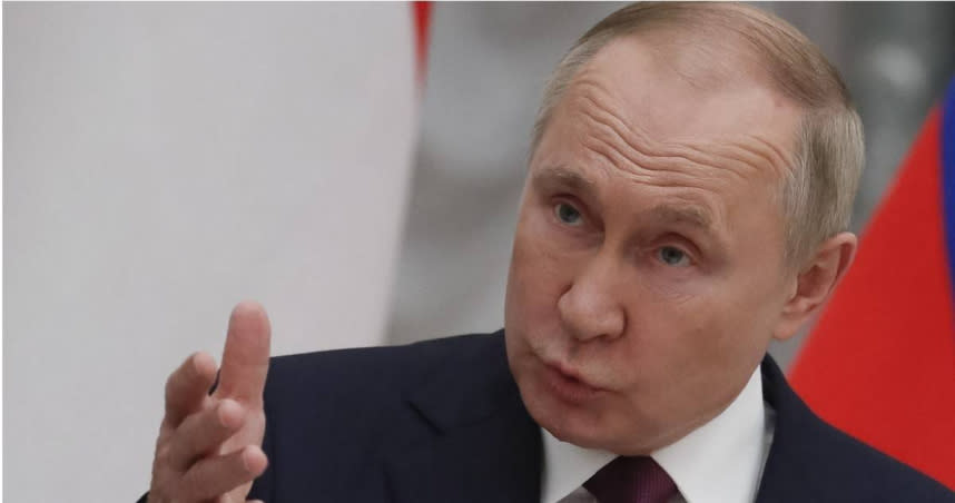 俄羅斯總統普丁遭爆，下令進行核戰撤離演習。（圖／達志／美聯社）