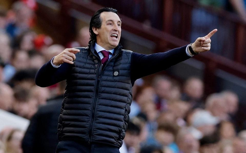 Aston Villa manager Unai Emery - JASON CAIRNDUFF/ACTION IMAGES VIA REUTERS