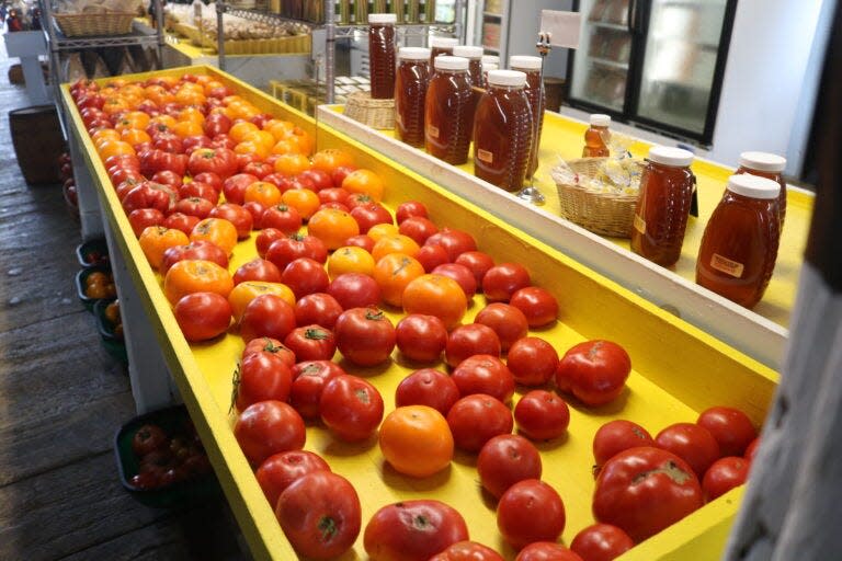 Dimond Hill Farm grows more than 20 varieties of tomatoes.