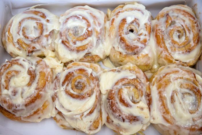 Cinnamon buns from the Monmouth County-based Mav's Top Buns.