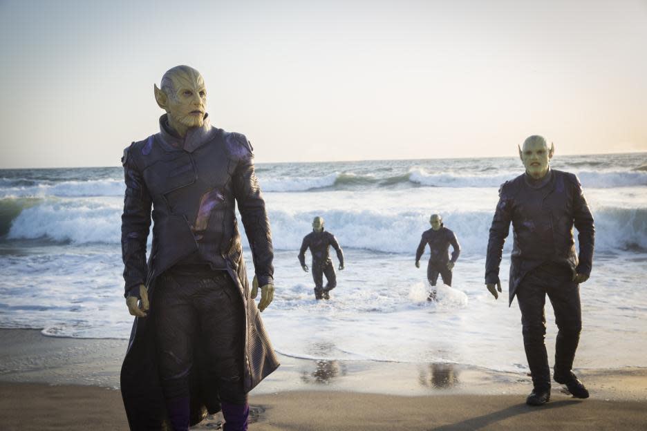 The Skrulls arrive. (Photo: Marvel Studios)