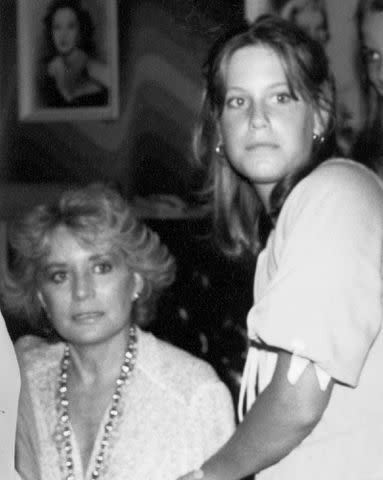 <p>Nancy Barr Brandon/Mediapunch/Shutterstock </p> Barbara Walters with her daughter Jacqueline Guber when she was 13 in New York City