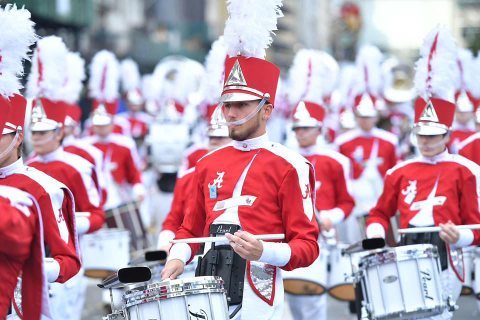 <p>Top marching bands from all around the country perform as part of the Macy's Parade every year.</p>