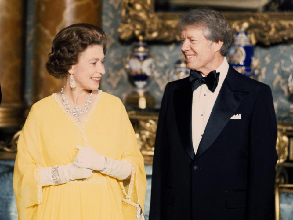 queen elizabeth jimmy carter