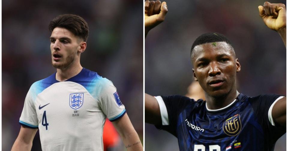 Reported Arsenal targets Declan Rice and Moises Caicedo Credit: Alamy