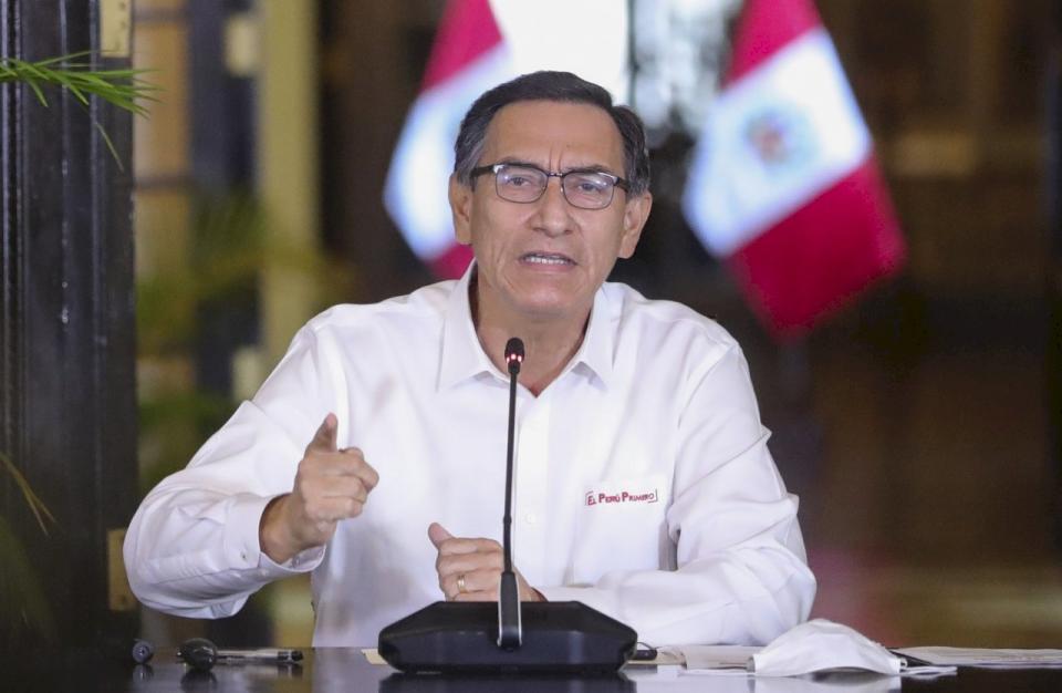 前秘魯總統畢斯卡拉(Martin Vizcarra)。 (圖:秘魯總統府)