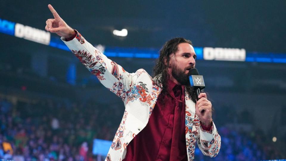 Seth Rollins is seen during an episode of WWE SmackDown. (Photo Credit: WWE)