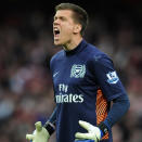 Nom: Wojciech Szczęsny<br>Poste: Gardien<br>Date de naissance (Âge): 18/04/1990 (22)<br>Numéro: 1<br>Club: Arsenal<br>Taille: 195cm<br>Poids: 75kg