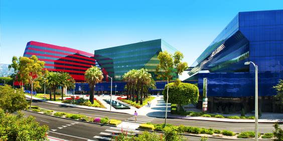 The Pacific Design Centre is at the heart of the district (West Hollywood)