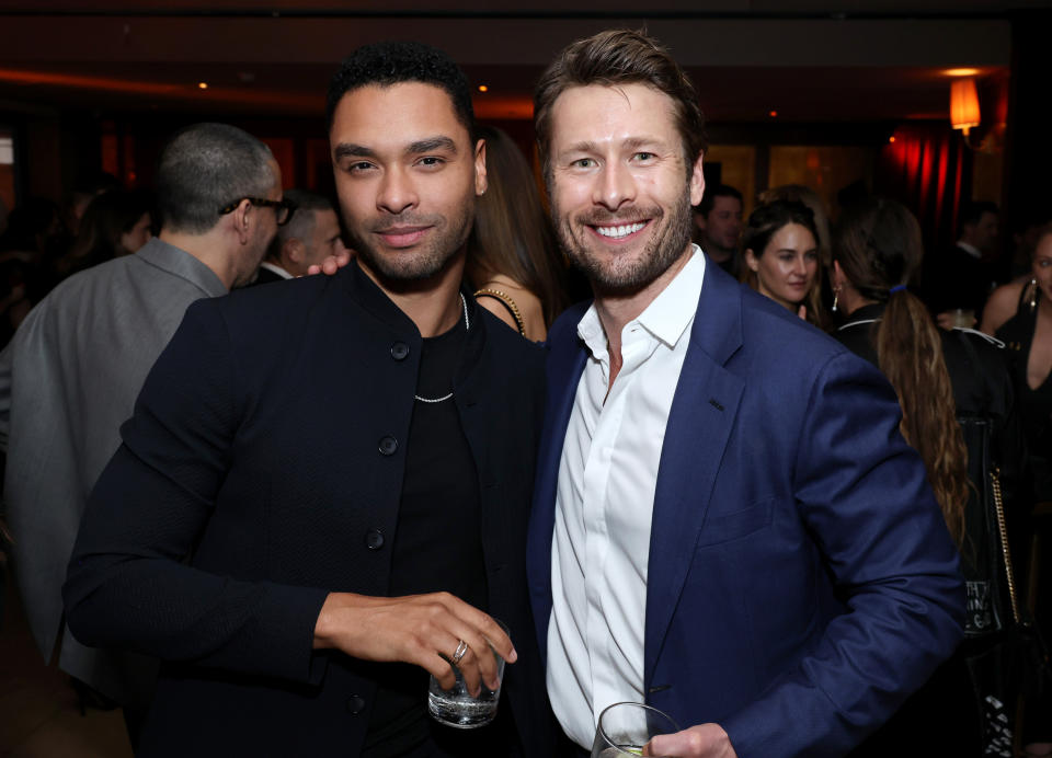 Regé-Jean Page and Glen Powell