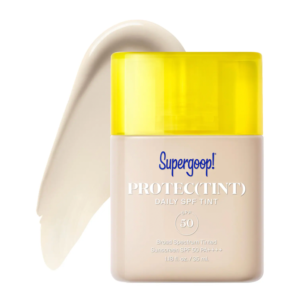 <p><a href="https://go.redirectingat.com?id=74968X1596630&url=https%3A%2F%2Fwww.sephora.com%2Fproduct%2Fsupergoop-protec-tint-daily-spf-tint-spf-50-sunscreen-skin-tint-with-hyaluronic-acid-infused-clay-P510355&sref=https%3A%2F%2Fwww.townandcountrymag.com%2Fstyle%2Fbeauty-products%2Fg60858081%2Fbest-tinted-moisturizer-with-spf%2F" rel="nofollow noopener" target="_blank" data-ylk="slk:Shop Now;elm:context_link;itc:0;sec:content-canvas" class="link ">Shop Now</a></p><p>Protec(tint) Daily SPF Tint SPF 50 Sunscreen Skin Tint </p><p>sephora.com</p><p>$44.00</p>