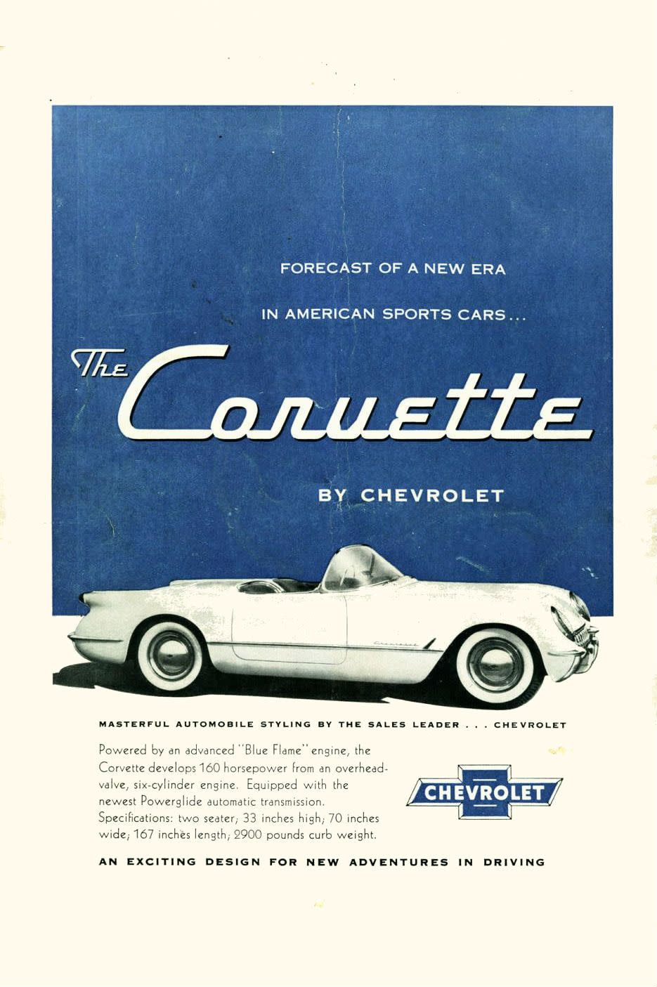 1953: Chevrolet Corvette