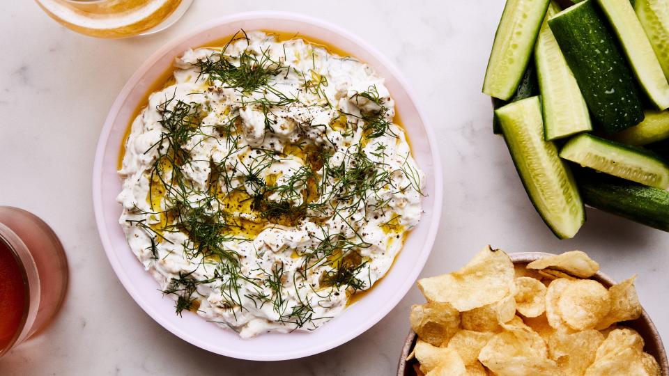 Make your yogurt dips the best they can be by using the full-fat stuff.