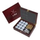 <p>Any avid golfer would appreciate this set that comes complete with a dozen personalized golf balls in a personalized display case with a dozen tees and pencils. </p> <p><strong>Buy It: $89; <em><a href="https://markandgraham.7eer.net/c/249354/267860/4338?subId1=SL20GolfGiftIdeasForDadThatAreGuaranteedToBeaHoleInOnesimsjGifGal7841367202006I&u=https%3A%2F%2Fwww.markandgraham.com%2Fproducts%2Fmonogrammed-golf-ball-gift-set%2F" rel="sponsored noopener" target="_blank" data-ylk="slk:markandgraham.com;elm:context_link;itc:0;sec:content-canvas" class="link ">markandgraham.com</a></em></strong></p>