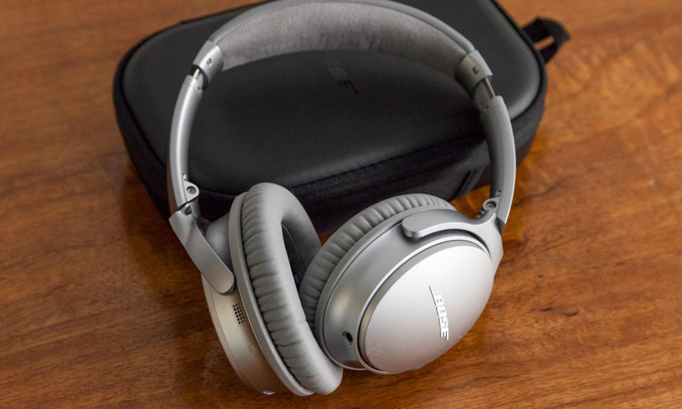 The Bose QuietComfort 35 II outside of its case