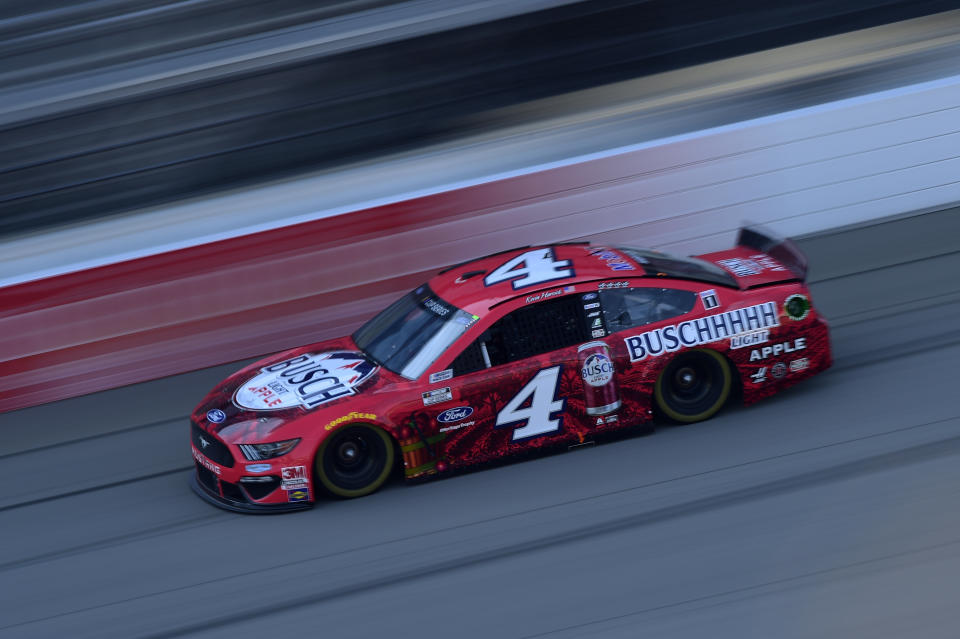 Kevin Harvick has won five of the last seven races at Michigan International Raceway.  Can he get another on his last visit to the track?  (Photo by Jared C. Tilton/Getty Images)