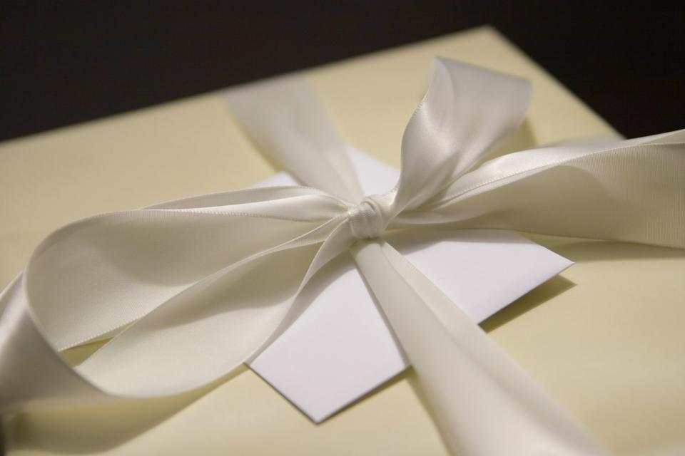 <p>Getty</p> A stock image of a present