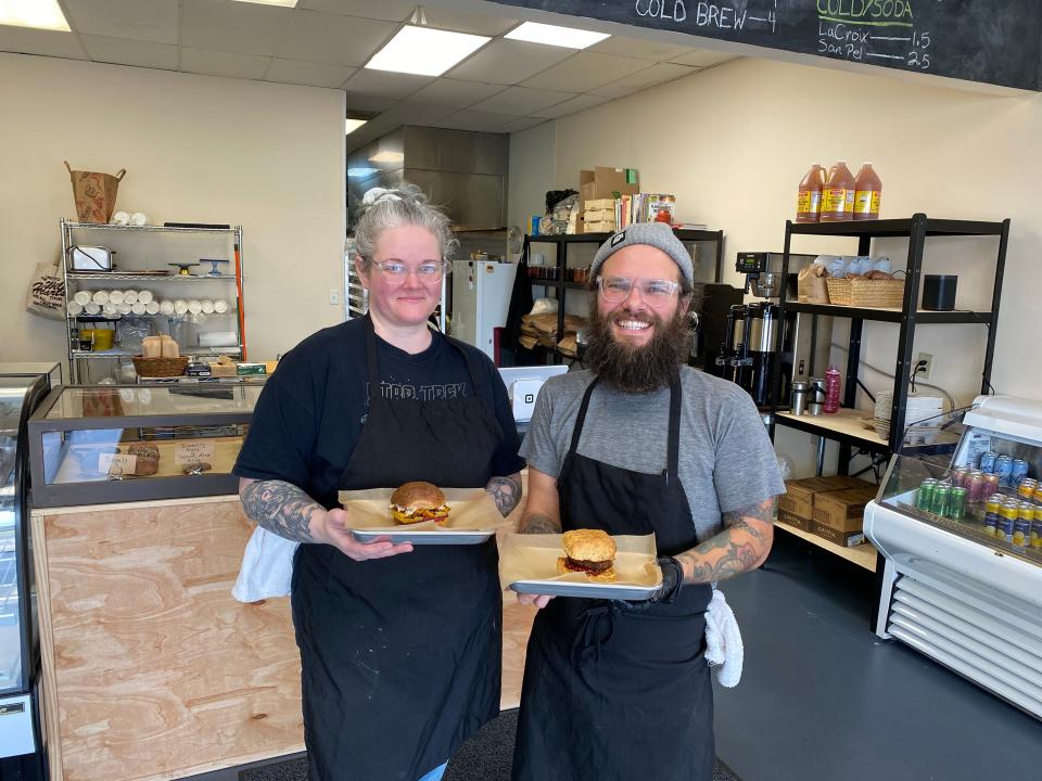 LuLu's Cafe & Bakery owners Stephanie Blanda and Don Gaines. Their new cafe is located at 3119 Poplar Ave.