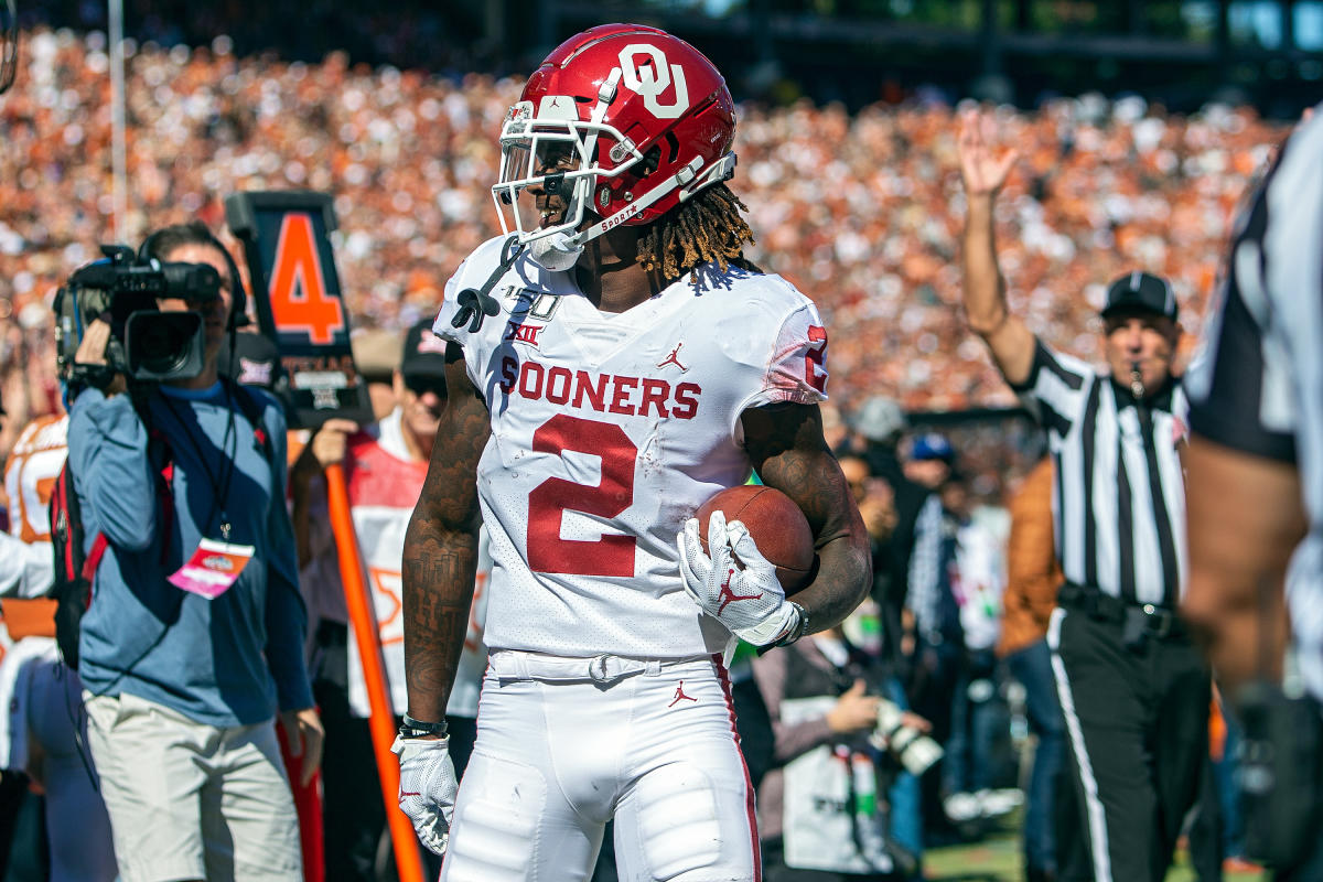 Longhorns work on tackling after Oklahoma's CeeDee Lamb played