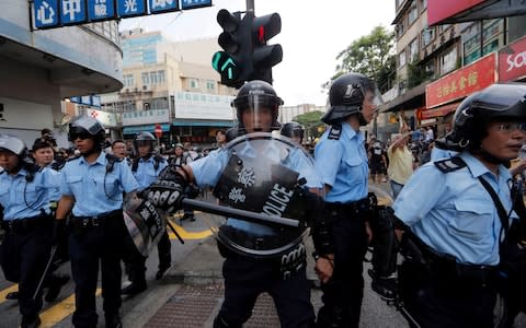 Major demonstrations in the past month against a proposal to change extradition laws have reawakened other movements in Hong Kong - Credit: AP