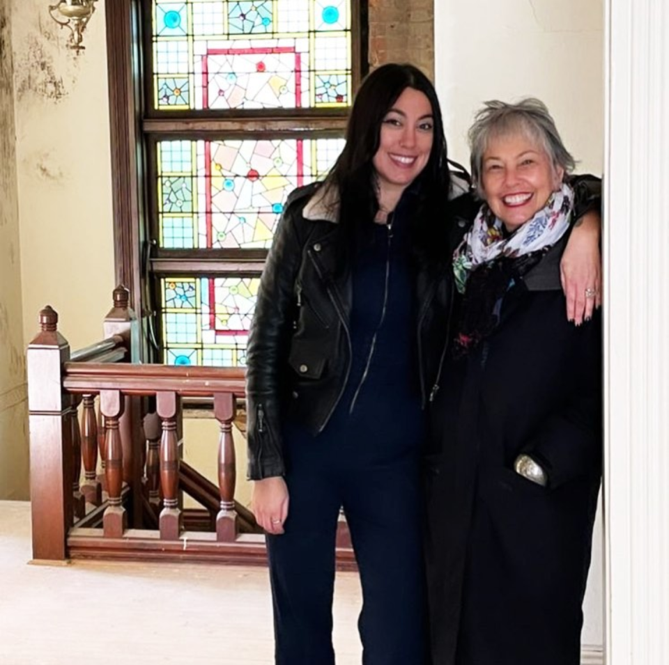 Katie Grossman, left, and April Grossman are a mother-daughter team tackling restoration of the historic Samson J. Friendly House in the City of Elmira.