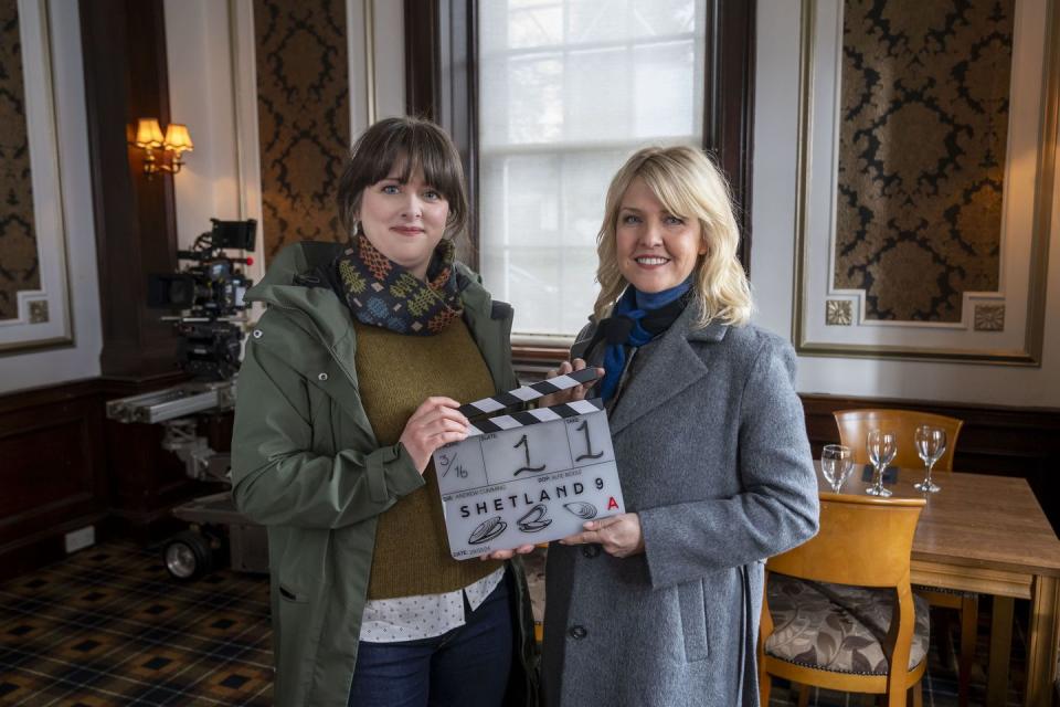 alison o'donnell and ashley jensen film shetland