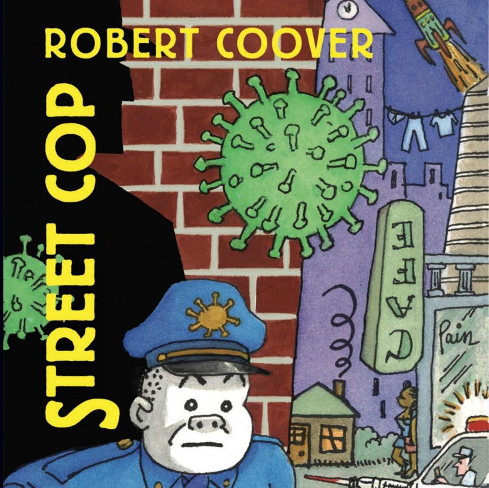 Detail from the cover of Street-Cop: 'This police state brutality is nothing new' - Isolarii