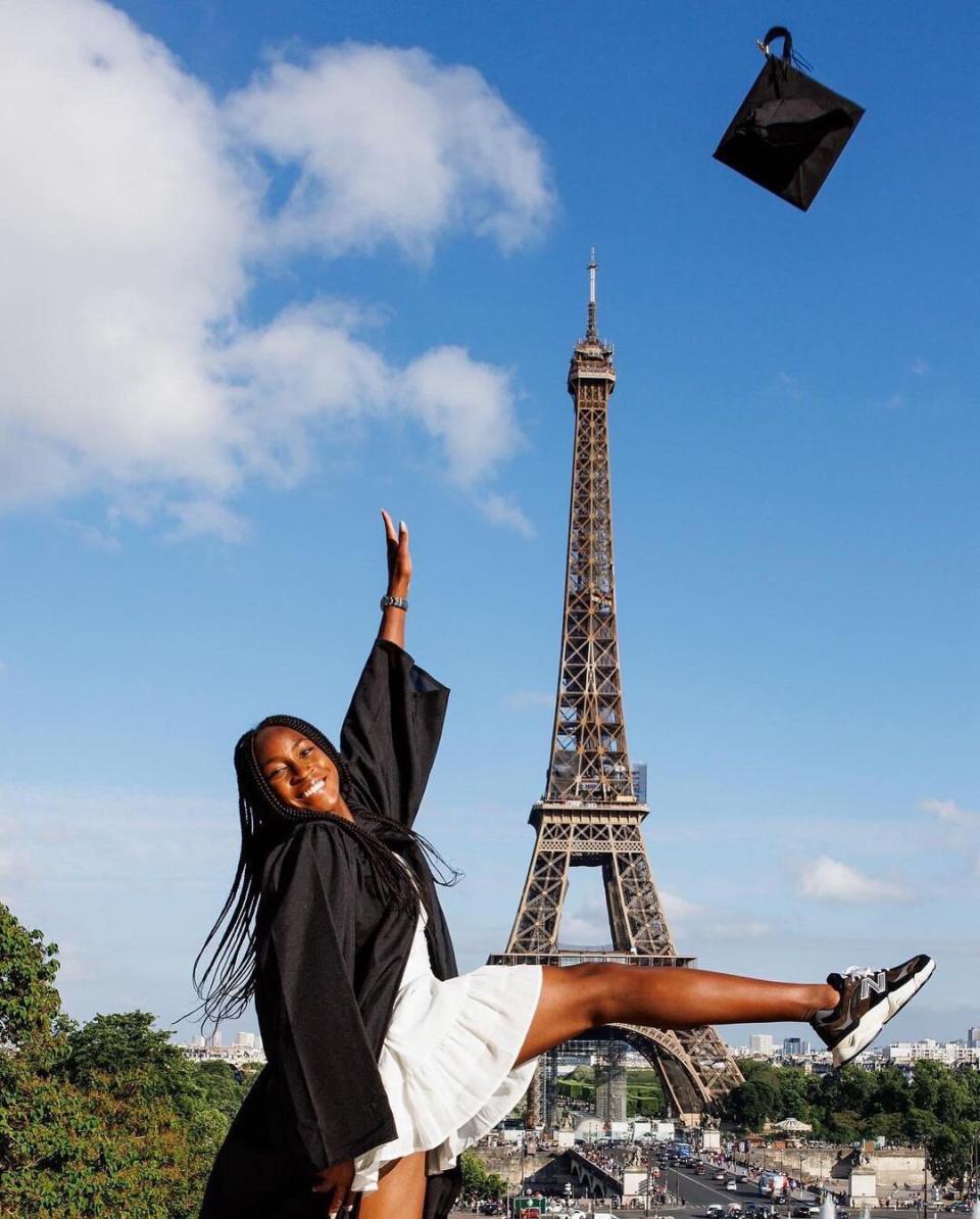 Coco Gauff Celebrates Her High School Graduation in Paris: 'I Did It' . https://www.instagram.com/cocogauff/