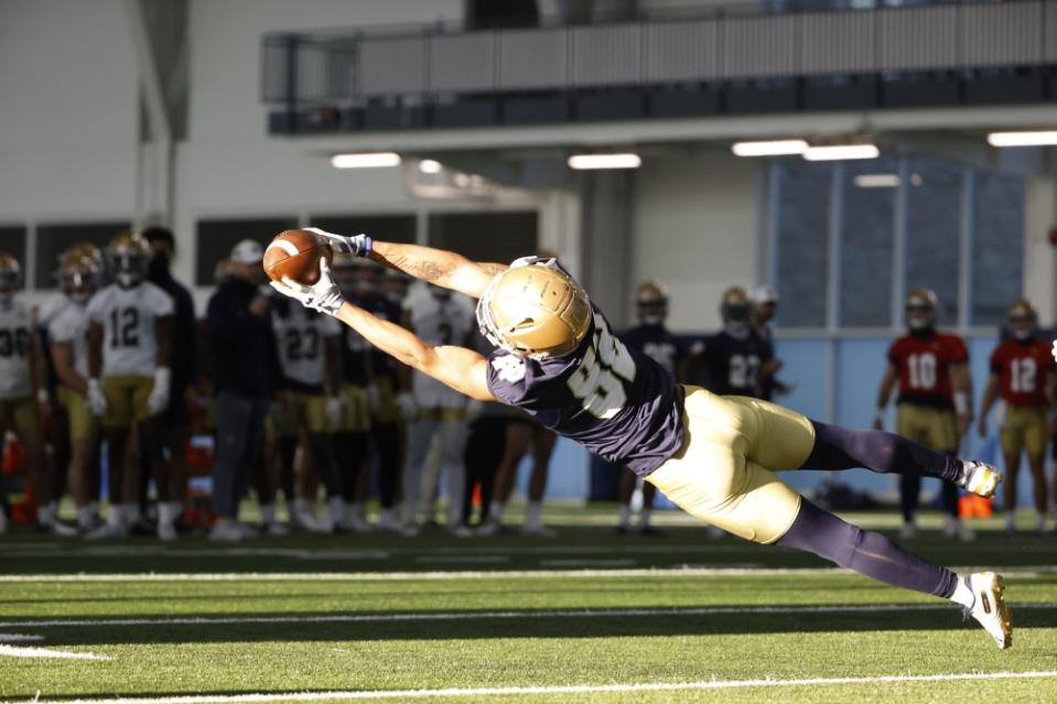 Xavier Watts – Image courtesy of Notre Dame athletics