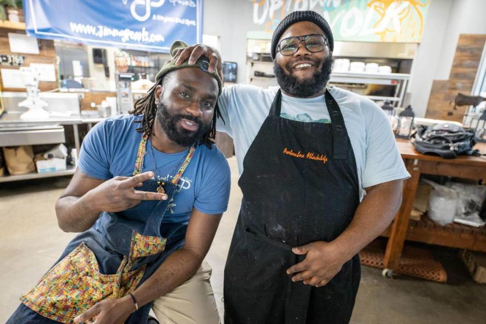 Oscar Johnson and Daryl Cooper of Jimmy Pearls have been named Best Chef: Southeast semifinalists in the James Beard awards. Alex Cason Photography/CharlotteFive