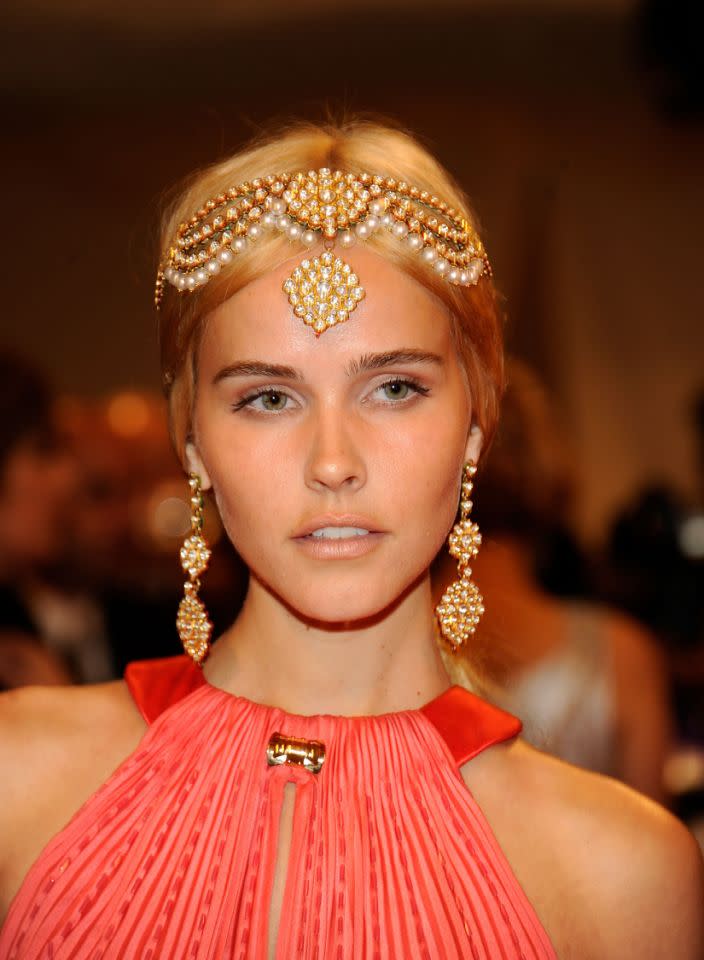 Isabel Lucas at the Met Gala, 2011