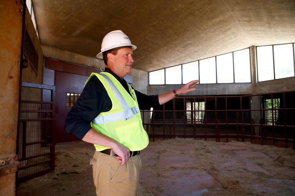 Dwight Lawson, executive director of the Oklahoma City Zoo, credits the Bank of Oklahoma and Love's Travel Stops with making the restoration and renovation of the former Pachyderm Building a reality.