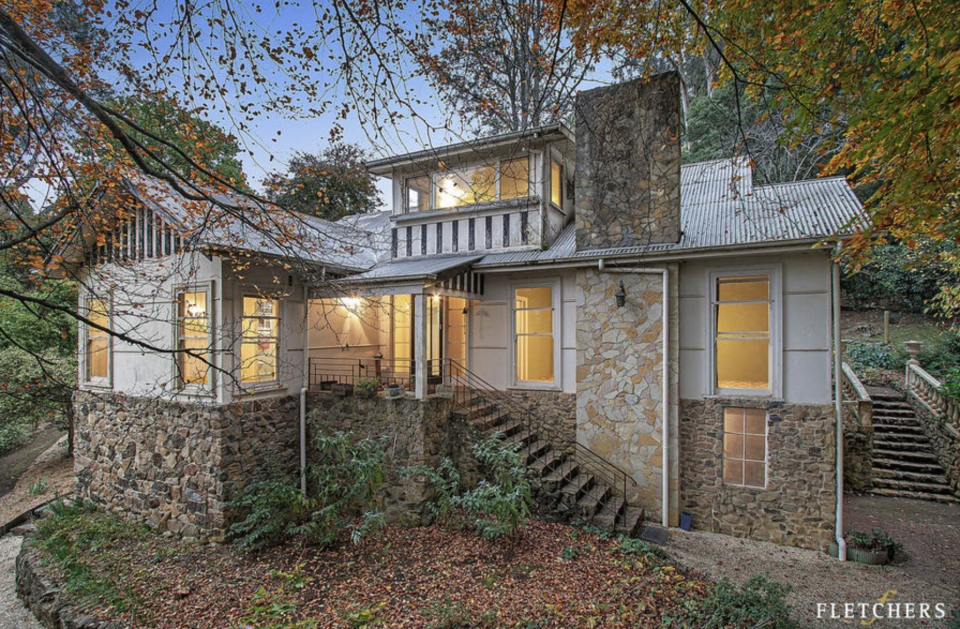 Exterior of a 1930's tudor style home