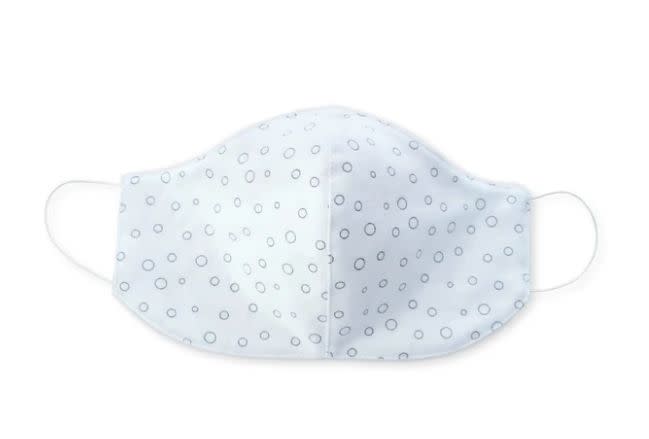 Designed by a baby blanket company, these face masks are made of two layers of cotton flannel.<br /><a href="https://www.swaddledesigns.com/collections/cloth-fabric-face-masks/products/cloth-mask-cotton-fabric-facemask-bubble-dots-blue-657sb" target="_blank" rel="noopener noreferrer"><strong>﻿<br />Get the Swaddle Designs cotton mask for $9.99</strong></a>