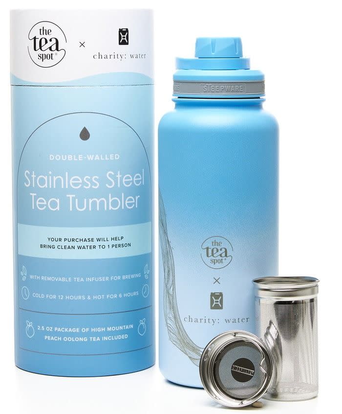 <p><a href="https://go.redirectingat.com?id=74968X1596630&url=https%3A%2F%2Fwww.theteaspot.com%2Fproducts%2Fhimalayan-tea-travel-tumbler&sref=https%3A%2F%2Fwww.goodhousekeeping.com%2Fholidays%2Fgift-ideas%2Fg40754200%2Fgifts-for-tea-lovers%2F" rel="nofollow noopener" target="_blank" data-ylk="slk:Shop Now;elm:context_link;itc:0;sec:content-canvas" class="link ">Shop Now</a></p><p>Everest Tea Tumbler</p><p>theteaspot.com</p><p>$11.95</p>