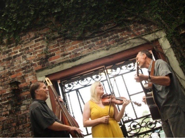 (From left to right) Jeff Perkins, Temperance Babcock and Bill Ellison of the BTJ Trio.