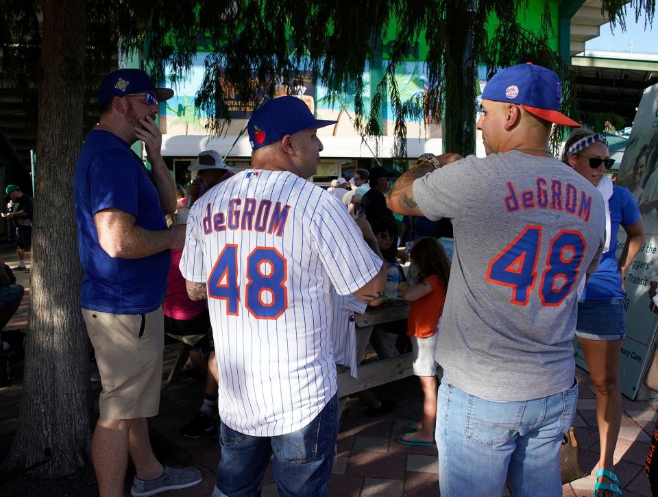 Fans showed their support for Mets ace and DeLand native Jacob deGrom at the Daytona Tortugas game Friday, July 8, 2022.