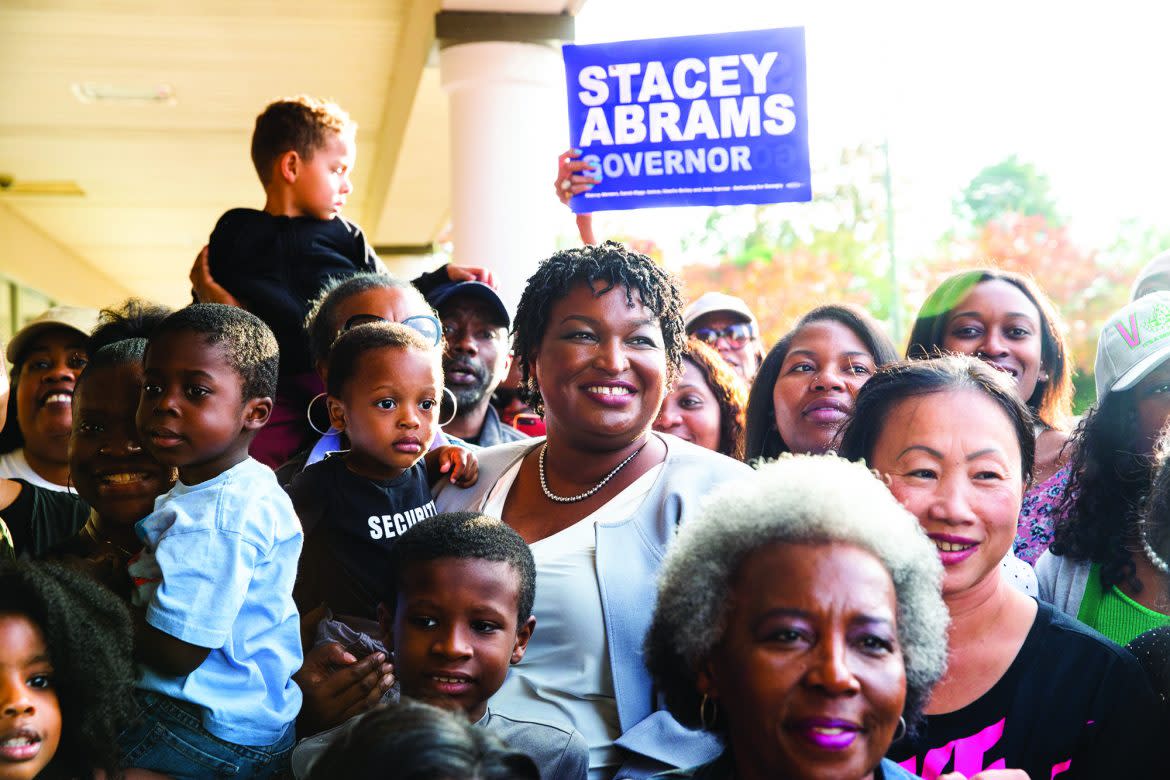Stacey Abrams in 'And She Could Be Next' (PBS)