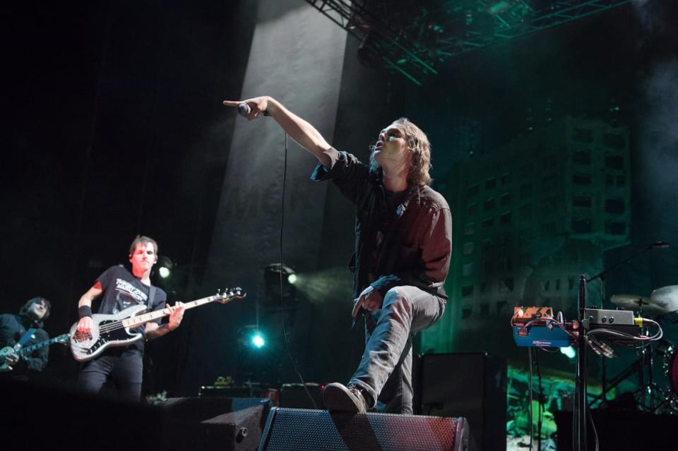 <div class="inline-image__caption"><p>My Chemical Romance performs at AccorHotels Arena on June 1, 2022, in Paris, France.</p></div> <div class="inline-image__credit">David Wolff-Patrick/Redferns/Getty</div>